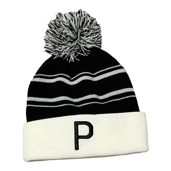 Puma P Removeable Pom Cuffed Beanie (2) - Picture 7 of 12